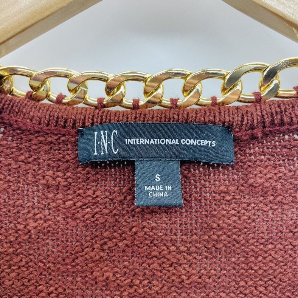 INC International Concepts Small Chain-Embellished Tunic Pullover Sweater‎ $89 - Picture 7 of 9